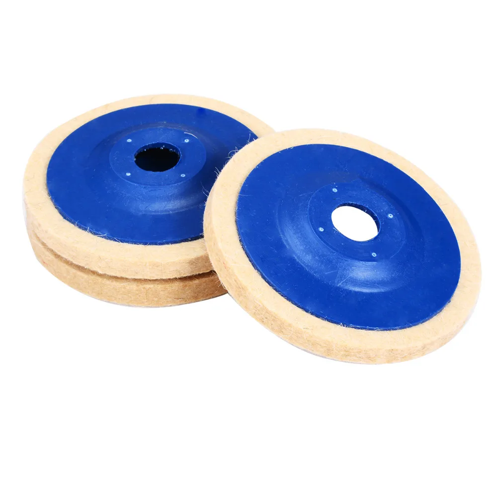 Buy 3pcs 4inch Wool Polishing Wheel Buffing Wheel