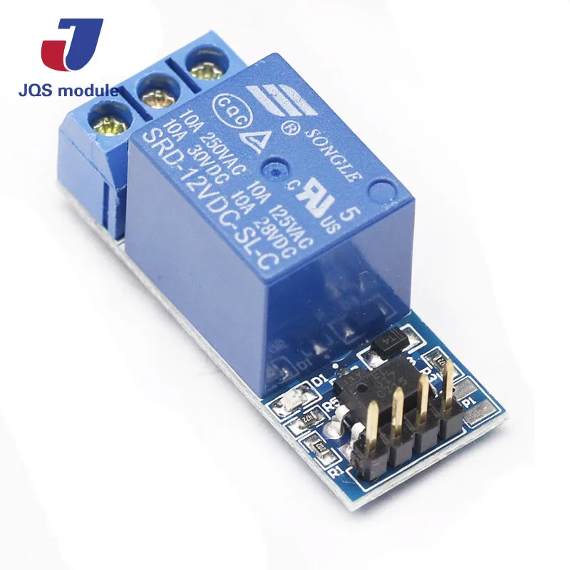 

one 1 channel relay module, with optocoupler isolation, compatible with 3.3V and 12V Signal, relay control