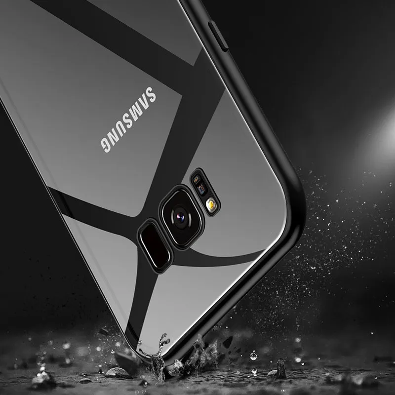 360 магнитный чехол из металлического стекла для samsung Galaxy S8 Plus S8+ S9 S9Plus Note 8 Note 9 чехол для samsung Galaxy Coque