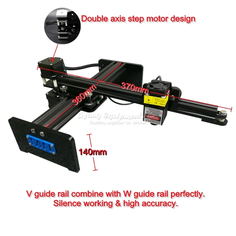 DIY CNC laser engraving machine 2417 desktop Frameless Portable label marking carving engraver with Laser Goggles