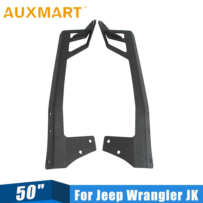 

Auxmart Windshield Mounting Brackets Fit 50 inch Straight Light Bar FOR Jeep Wrangler JK 2007 ~ 2015