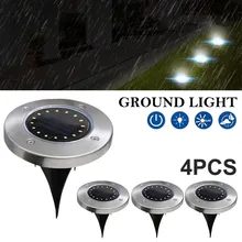 

16 LED Solar Lawn Yard Led Solar Lights Buried Solar Garden Light Waterproof Outdoor PathWay Floor Under Ground Spot Lamp