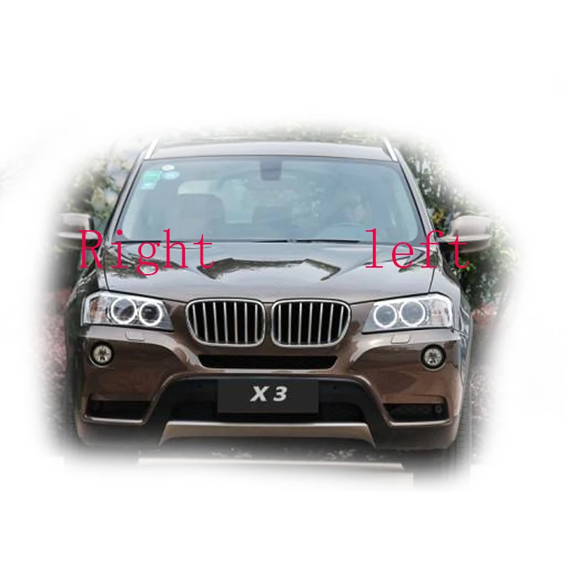 Для BMW X3 2010-2013 фара задняя часть корпуса опорное крепление Пластиковый черный абажур объектив свет задняя крышка за абажур F25