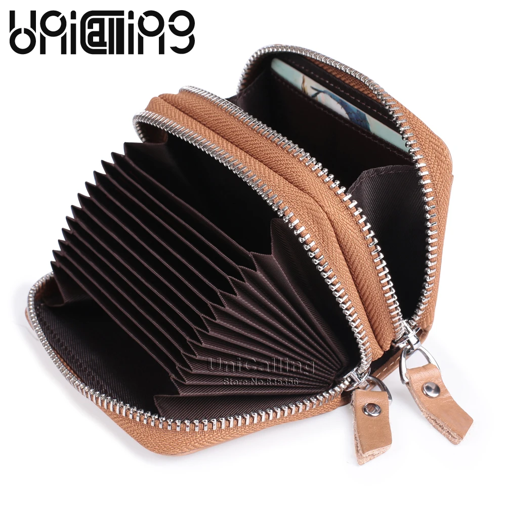 Billetera Hombre Cartera RFID Hombre Wilbest® Piel Vaca Encerada