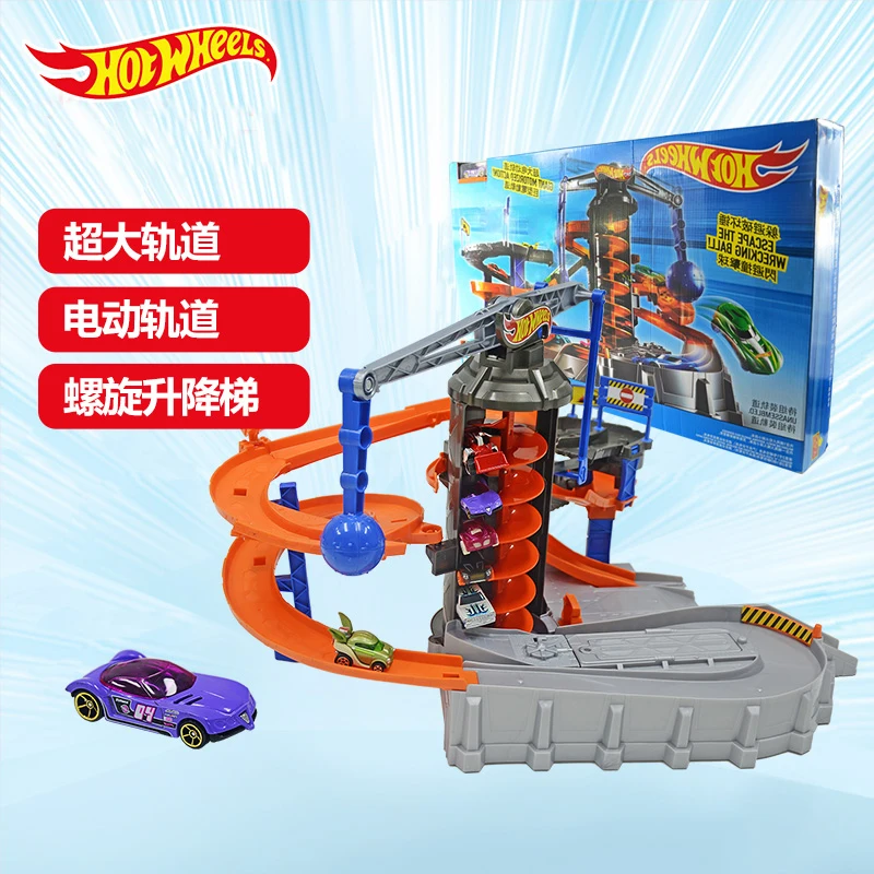 Hot Wheels городское приключение электрическая сцена трек набор DPD88 развивающая