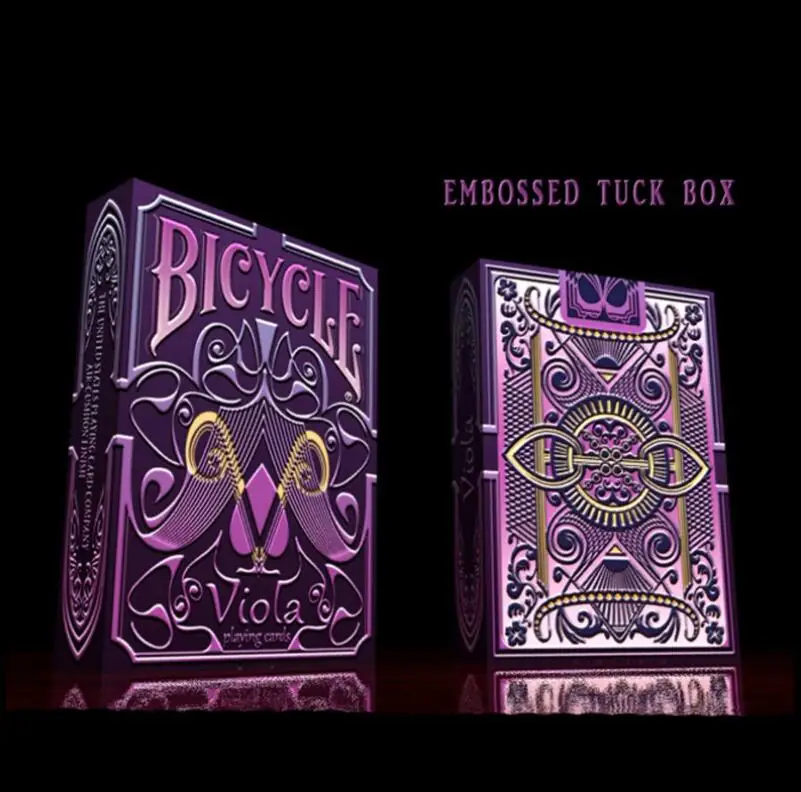 

Bicycle Viola Playing Cards Collectable Poker USPCC Limited Edition Deck Magic Cards Magic Tricks Props for Magician