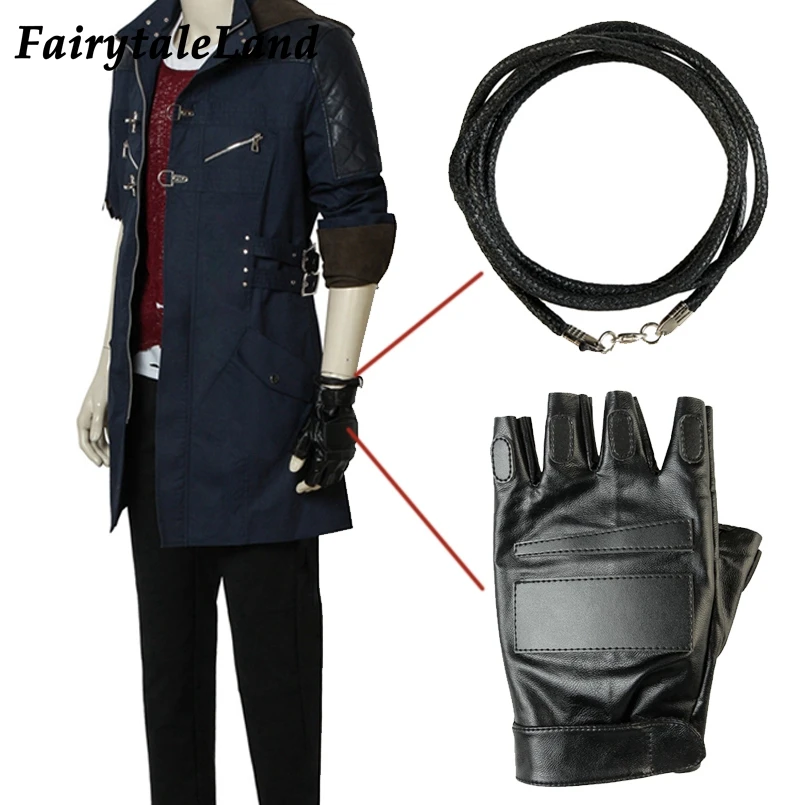 Игра DMC5 Nero для косплея костюм перчатки Хэллоуин cosplaying Охотник чехлы телефонов