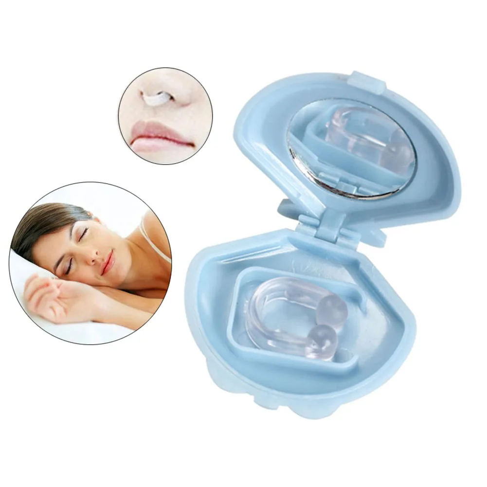 

Silicone Anti Snoring Sleep Aids Stop Snore Nose Vents Snore Reducing Relief Device WS99