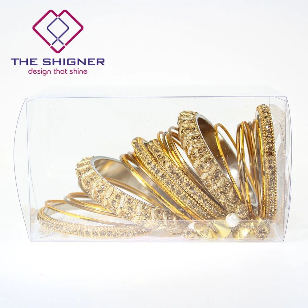 Ювелирные изделия Болливуда от SHIGNER золотой цвет латкан Jhumka Jhumki свадебные