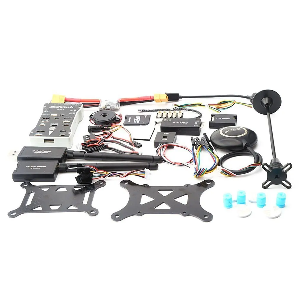 

Pixhawk PX4 PIX 2.4.8 500MW Flight Controller with Telemetry+M8N GPS+Mini OSD+PM+Safety Switch+Buzzer+PPM+I2C for RC Drone