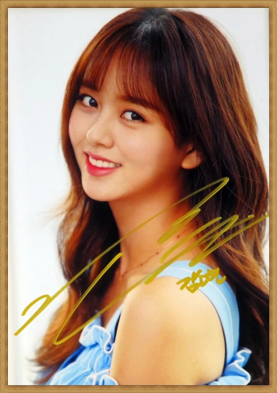 

hand signed Kim Sohyun So hyun autographed original photo Radio Romance 6 inches free shipping K-POP 022018D