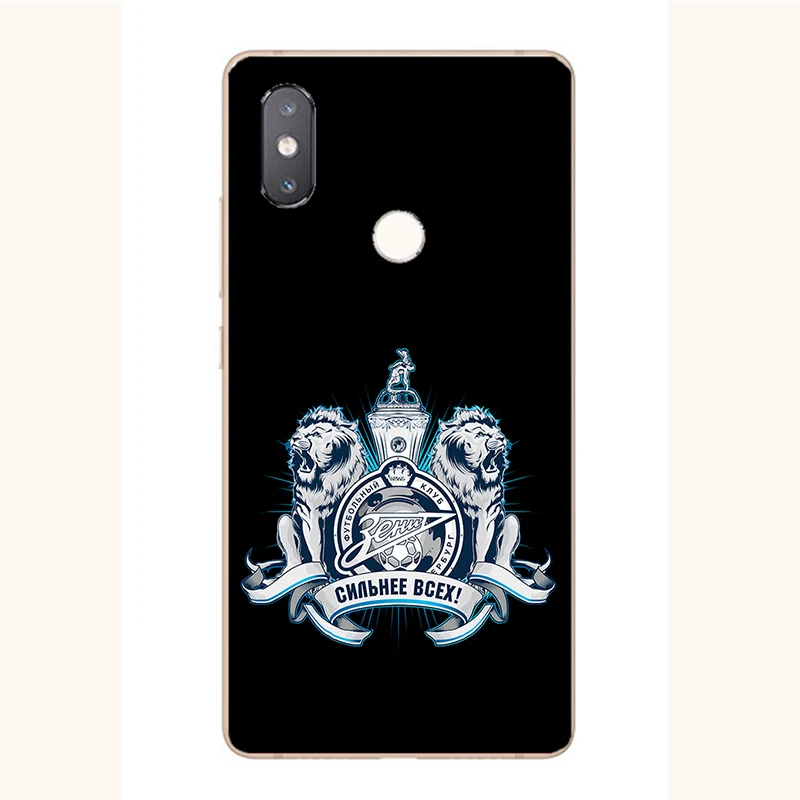 

FC Zenit football Club Logo soft TPU Painting Case For Xiaomi Redmi S2 7 Note 5 6 7 Pro Mobile Phone Printed Soft Silicone Skin