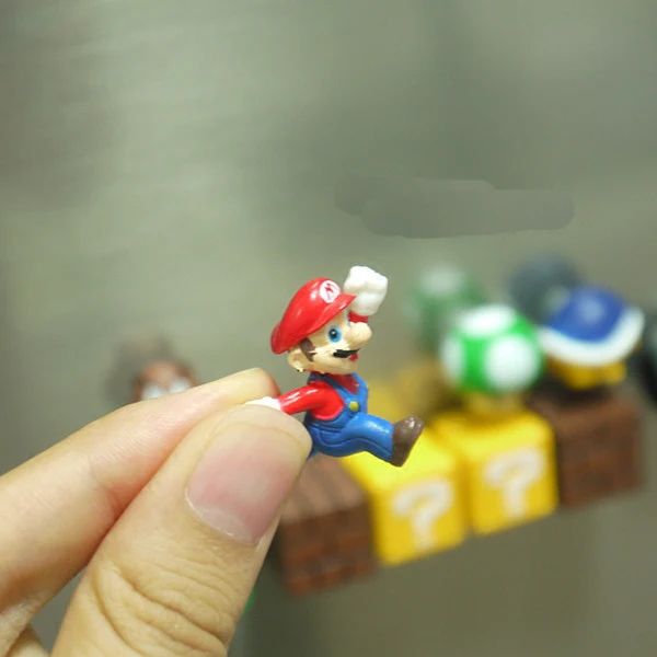 Super Mario Bros Magnets Figure toys Mario Bullet Mushroom Tortoise Wall Sticker Action Figure Model Toys DIY Decoration Gift Super Mario Bros Magnets Figure toys Mario Bullet Mushroom Tortoise Wall Sticker Action Figure Model Toys DIY Decoration Gift