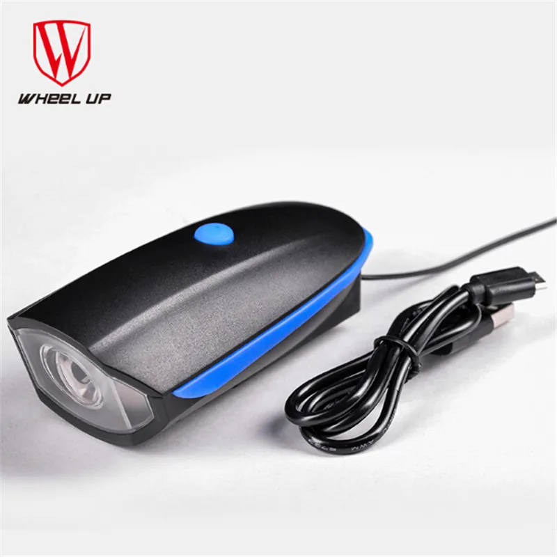 Top WHEEL UP Bicycle Front Light USB Rechargeable Bike Lamp LED Headlight Cycling Multifunction Electric 140db Horn Bike Bell 2 Top WHEEL UP Bicycle Front Light USB Rechargeable Bike Lamp LED Headlight Cycling Multifunction Electric 140db Horn Bike Bell 2