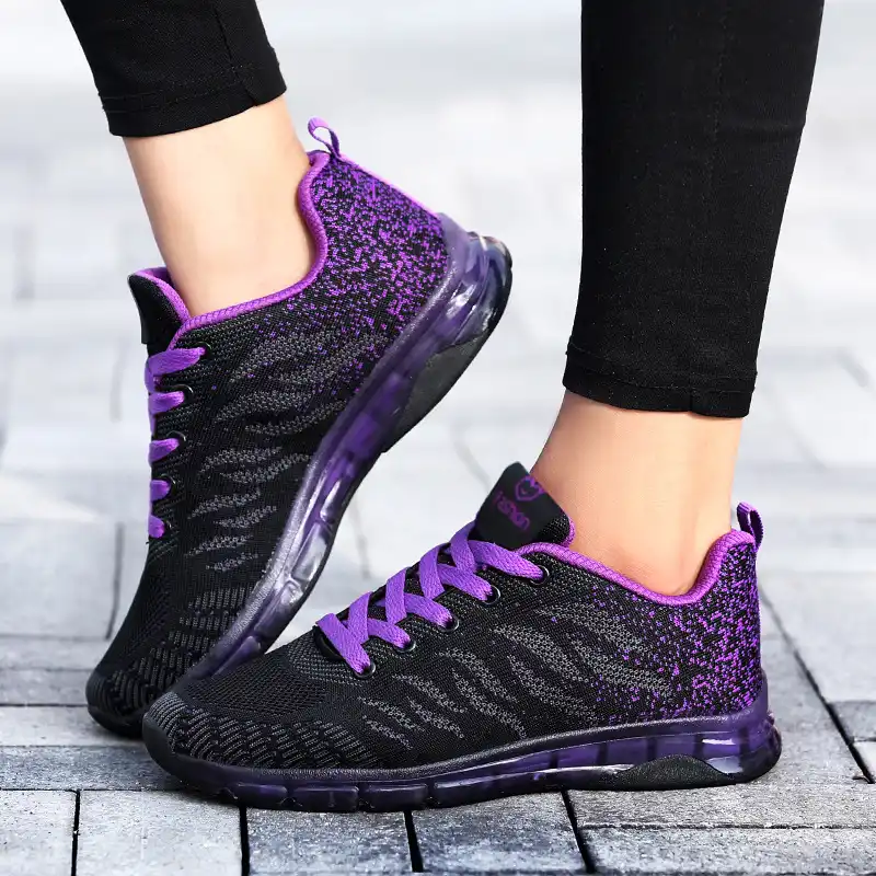 purple ladies sneakers