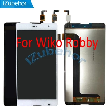 

5.5 inch IPS display screen For Wiko Robby LCD+touch screen digitizer Assembly black/white 720X1280 pixels free shipping