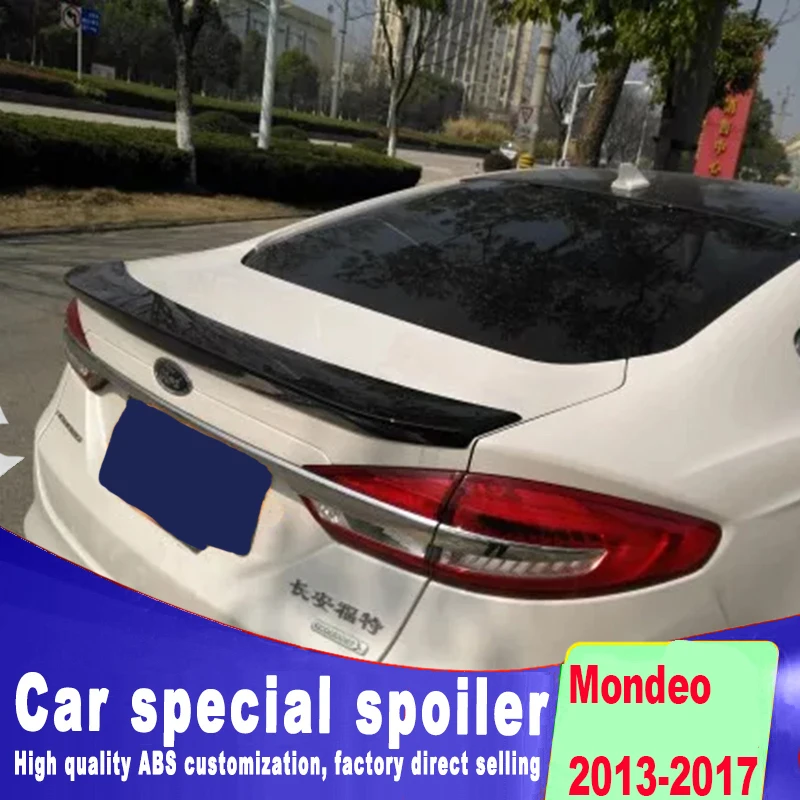 

High hardness ABS material rear trunk rear wing spoiler for 2013 2014 2015 2016 2017 ford mondeo spoiler by primer or any paint