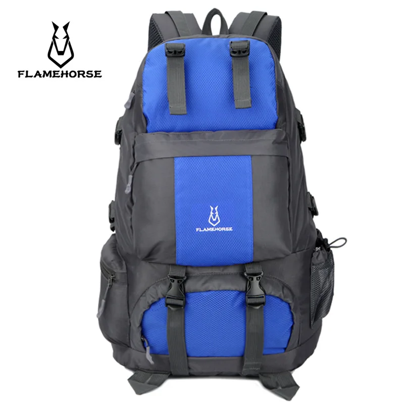 

2018 Hot 50L Large Waterproof Climbing Hiking Backpack Rain Cover Bag Camping Mountaineering Backpack Sports Outdoor Bike Bag
