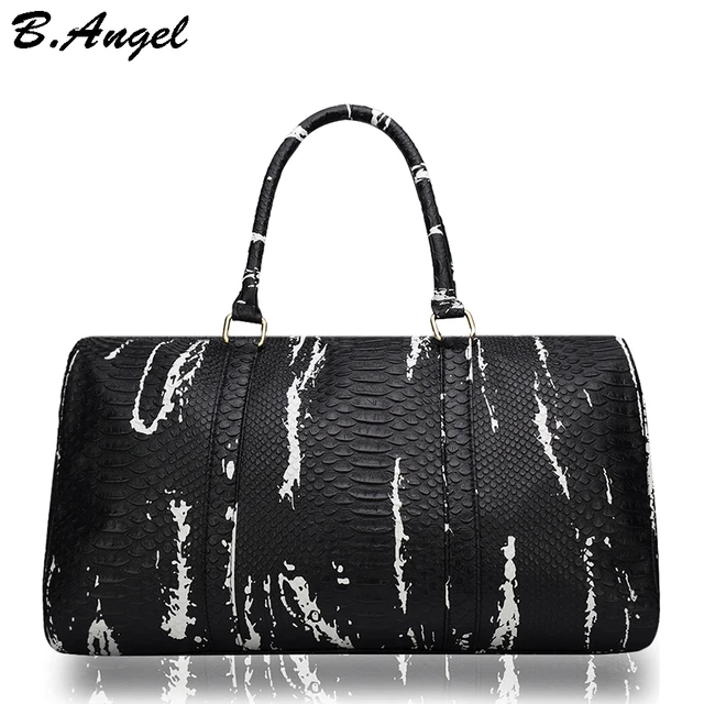 High Quality Crocodile Pattern Men Travel Bags Women Duffle Bag Hand High Quality Crocodile Pattern Men Travel Bags Women Duffle Bag Hand Luggage Leather Traveling Handbag