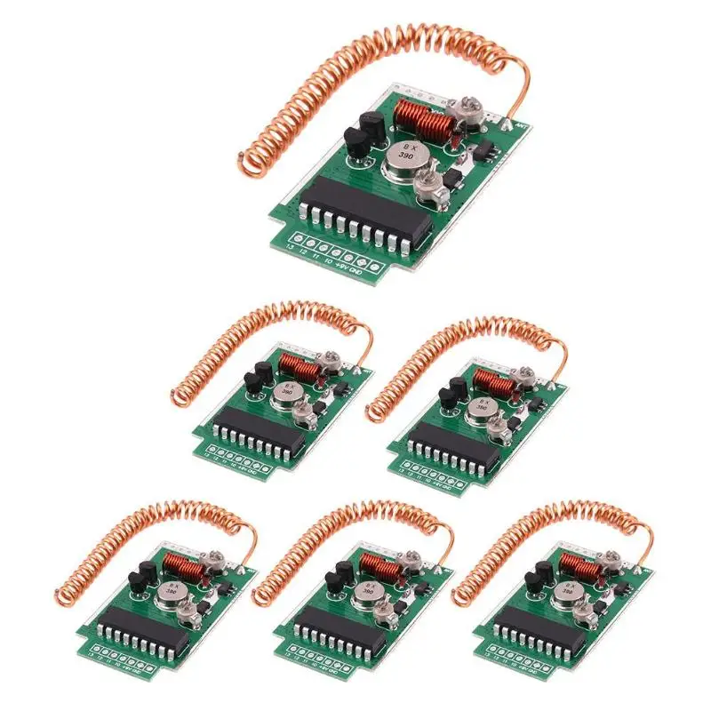 1/2/3 шт 390 МГц DC9V 4000 м RF пульт дистанционного управления Беспроводной модульный передатчик большой Мощность 4 км междугородние печатной платы пусковое устройство, свободные руки, ресивер, набор