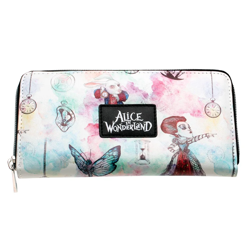 أليس في بلاد العجائب البريدي حول المحفظة أزياء النساء المحفظة مصمم العلامة التجارية محفظة سيدة حزب محافظ الإناث حامل بطاقة أليس في بلاد العجائب البريدي حول المحفظة أزياء النساء المحفظة مصمم العلامة التجارية محفظة سيدة حزب محافظ الإناث حامل بطاقة