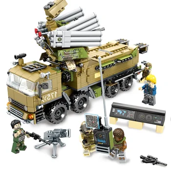 

Sembo 11716 Black Gold Wild Defense Headquarters Military Series Building Blocks Bricks Compatible with Model toys Gift