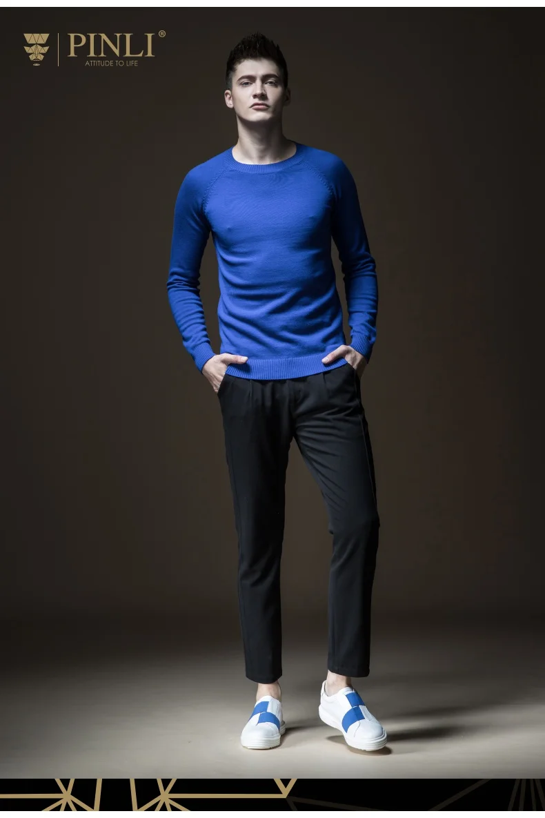 2019 распродажа Eden Park Masculino для мужчин свитер Pinli продукт сделал осень новый развивать нравственность круглый воротник пальто B183410482