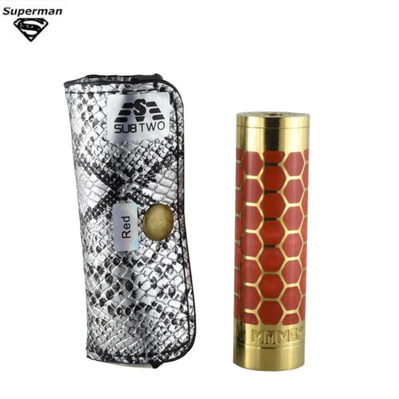 

SUB TWO Original Mamba Mechanical Mod Fit 18650 Battery Electronic Ecigarette Atomizer 510 Thread Vaping Atomizer For RDA Vaper