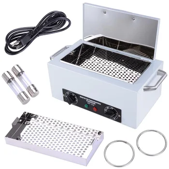 

300W 12x7x5" Protable Dry Heat Electric Sterilizer w/ Automatic Timer 200 Celsius Degree Beauty Manicure Nail Tool