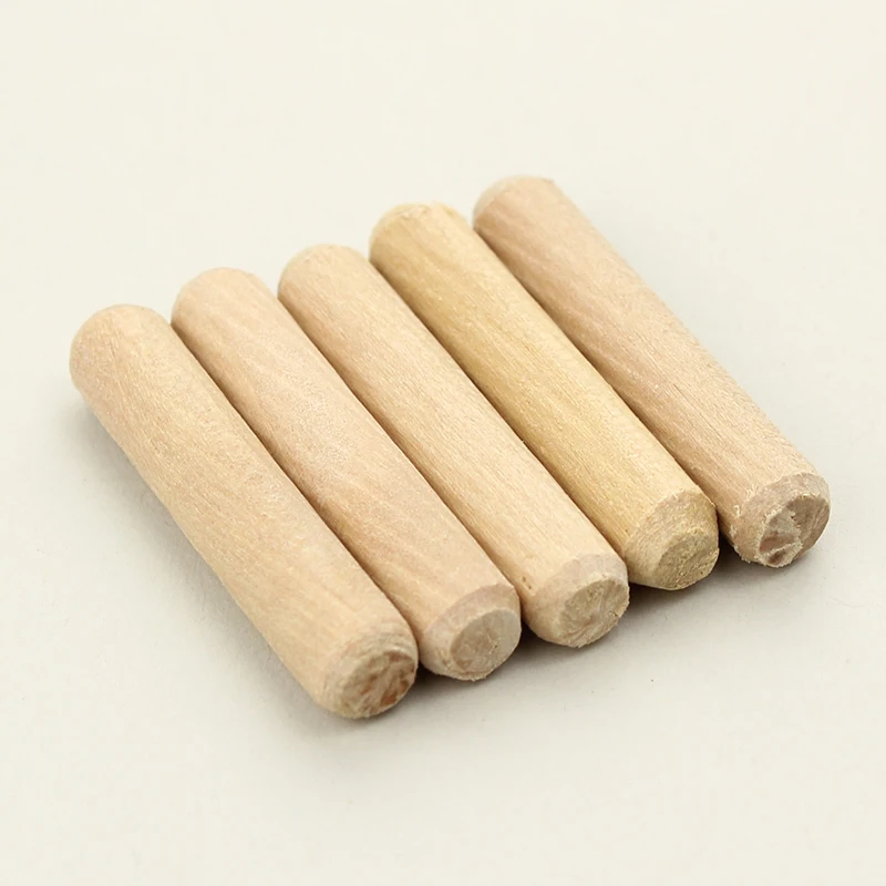 

100pcs Per Lot 12mm Diameter Hardwood Round Furniture Fitting Wood Dowel Pin 50mm/100mm Length Wooden Craft Dowel Pins Rods
