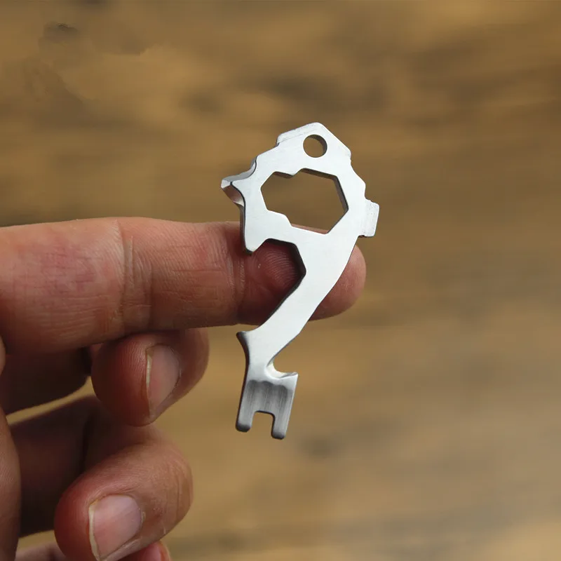 20-in-1 multi-function EDC tool key open-loop screwdriver multi-function outdoor mini tool