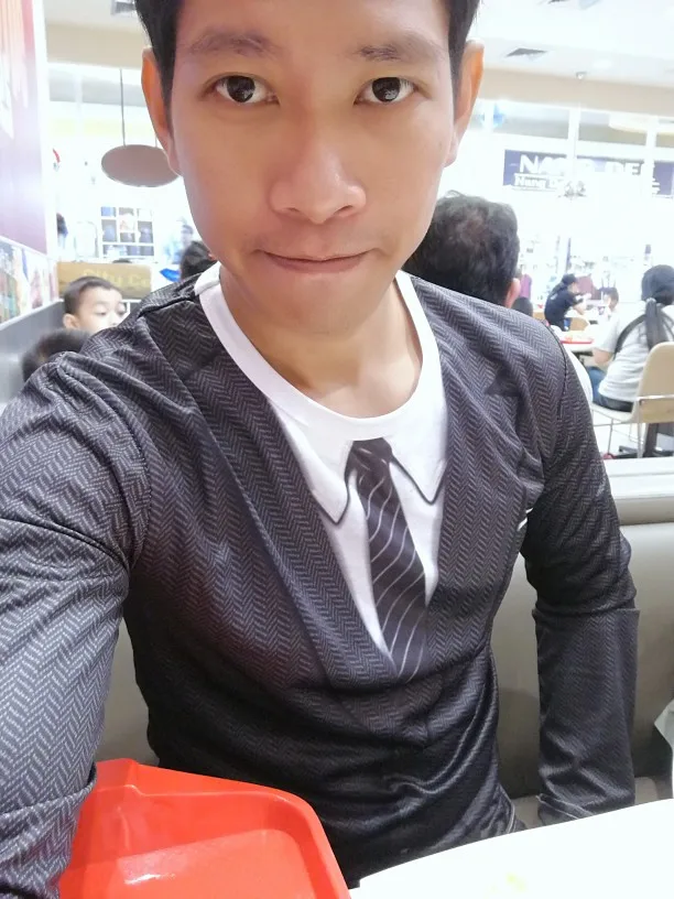 Falso traje de 3D impresión T camisa de los hombres de la primavera de 2017 Nuevo O cuello camiseta Homme Harajuku Hip Hop divertido Camisetas slim Top Tees Falso traje de 3D impresión T camisa de los hombres de la primavera de 2017 Nuevo O cuello camiseta Homme Harajuku Hip Hop divertido Camisetas slim Top Tees
