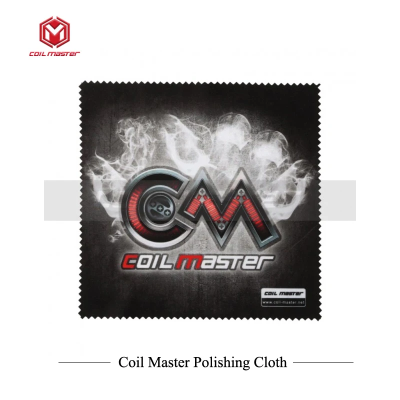

wholesale 50pcs/lot Original Electronic Cigarettes CoilMaster Polishing Cloth Coil Master Cleaner Best Design for Vape Mod Tank