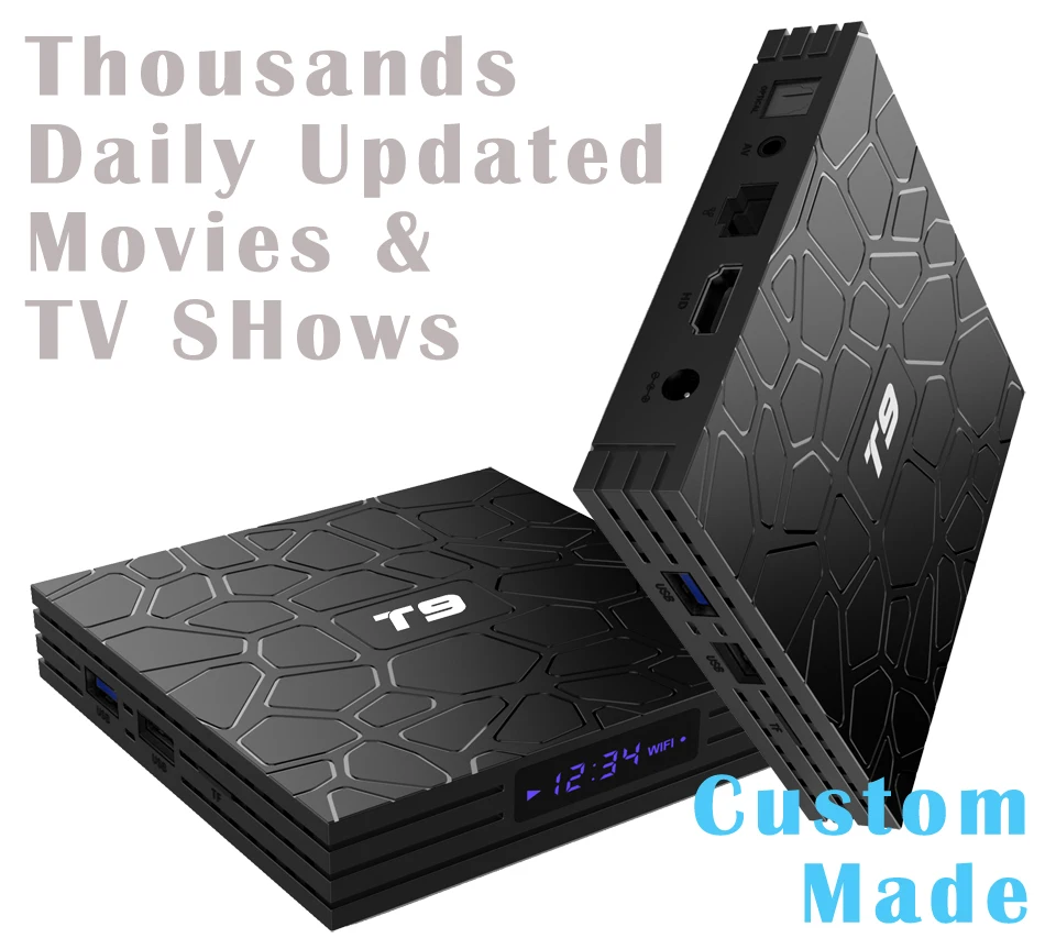 

Custom Made RK3328 4K@60fps USB3.0 Quad core Smart Android 8.1 TV Box 4GB 32GB/64GB Thousands Daily updated Movies & TV Shows