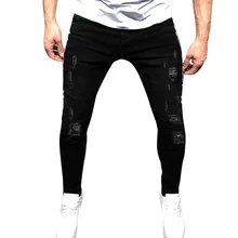 Модные мужские бермуды, мужские модные джинсовые хлопковые прямые брюки с дырками, потертые джинсы, Длинные Короткие штаны для мужчин