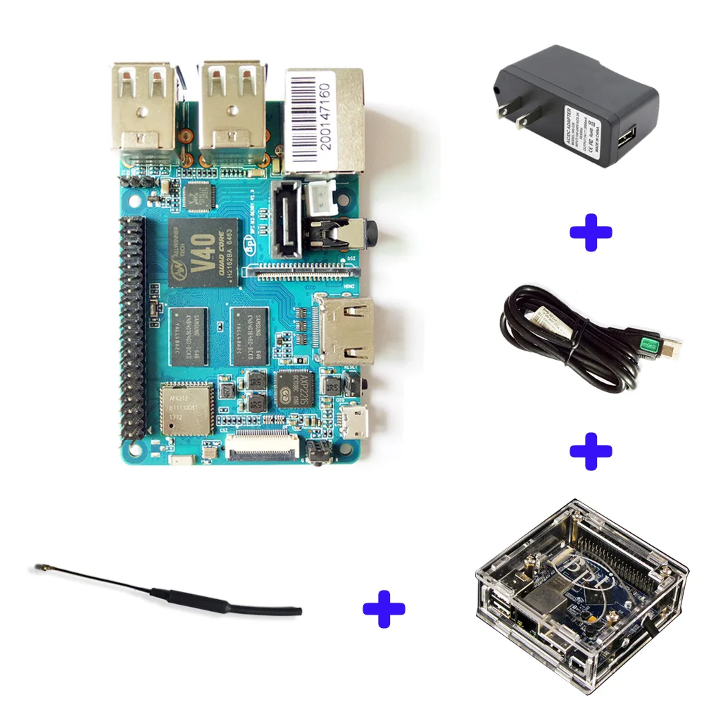 Двухъядерный процессор Banana Pi BPI M2 Berry Mali 400 MP2 GPU 1G LPDDR3 макетная плата с открытым