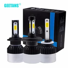 GEETANS H7 LED H4 Auto font b Lamp b font Bulbs H1 H3 H27 880 881