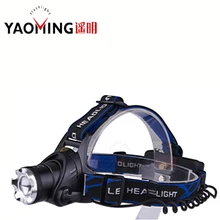 LED headlamp CREE XM-L T6 3 modes focus adjustable ultra bright led headlight outdoor lighting by 2*18650 for hiking head lamp