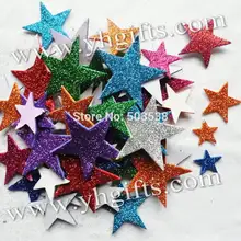 55 шт(1 мешок)/Лот. блестящая пена Стикеры-звезды, детская игрушка. набор для скрапбукинга. Ранние образовательные DIY. дешево. детский сад