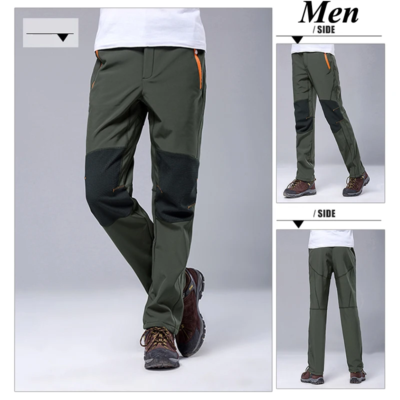 Impermeable Softshell de invierno pantalones de senderismo hombres Camping Trekking de lana térmica cálido pantalones de esquí de las mujeres Plus tamaño Polartec Pantalones Impermeable Softshell de invierno pantalones de senderismo hombres Camping Trekking de lana térmica cálido pantalones de esquí de las mujeres Plus tamaño Polartec Pantalones