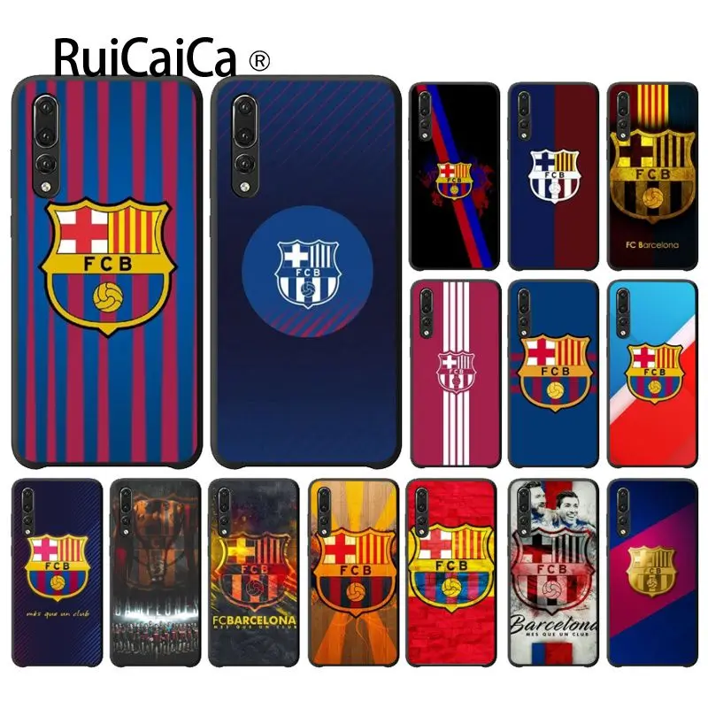 

Ruicaica FC Barcelona TPU black Phone Case Cover Shell for Huawei Mate10 Lite P20 Pro P9 P10 Plus Mate9 10 Honor 9 10 View 10