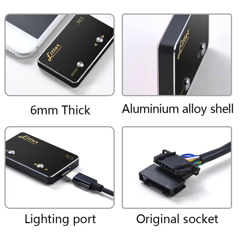  Multiple Adjust Mode Car Electronic Throttle Controller Auto Pedal Commander Gas Pedal Booster For 