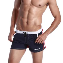 Новейшие мужские пляжные шорты купальные костюмы бордшорты 6 цветов Лоскутные мужские пляжные плавки для плавания для мужчин