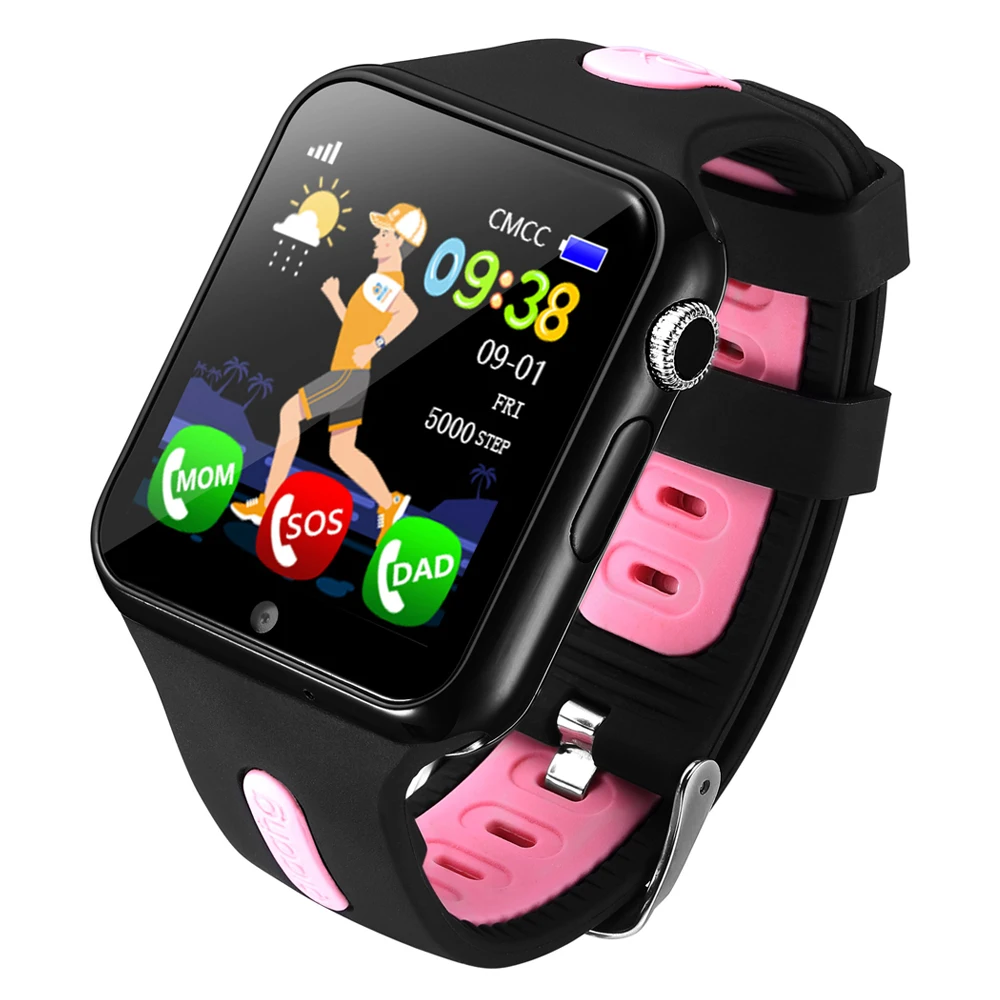 Espanson V5 Children GPS Smart font b Watch b font With Camera Facebook Emergency Security Anti