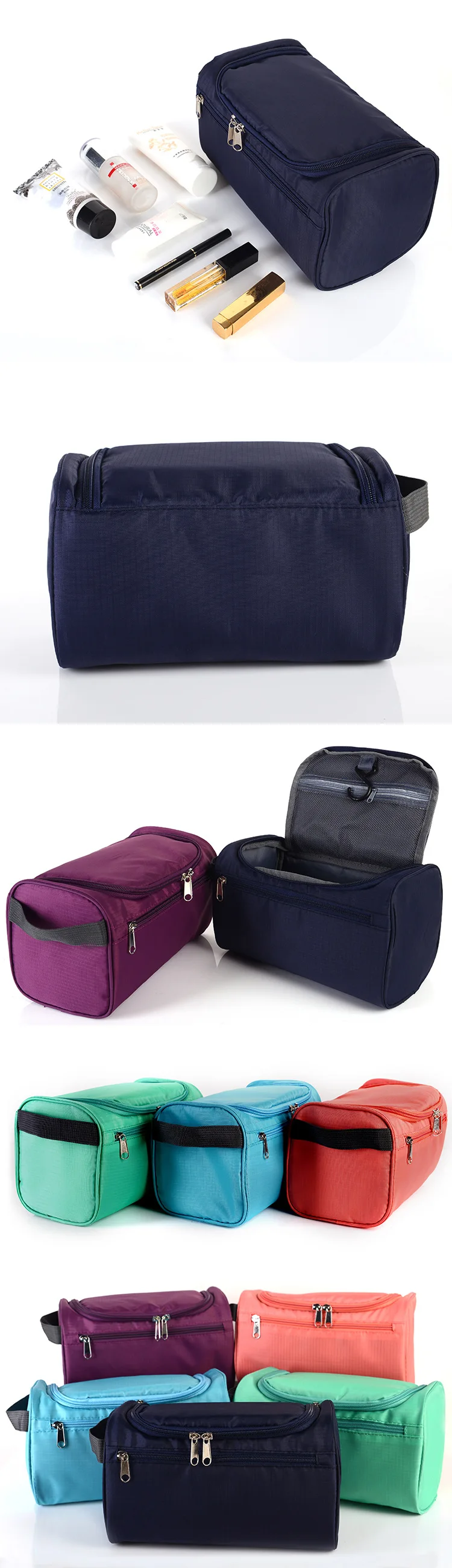 Portable Travel Storage Toilery Bag Men Women Organizer Cosmetic Makeup Hanging Wash Bags Beauty Cases Pouch (5)
