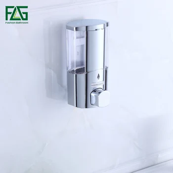 

FLG Wall Mount Soap Sanitizer Shower Bath Shampoo Dispenser Lock For Bathroom Washroom ABS Plastic Liquid Soap Dispensers 300ml