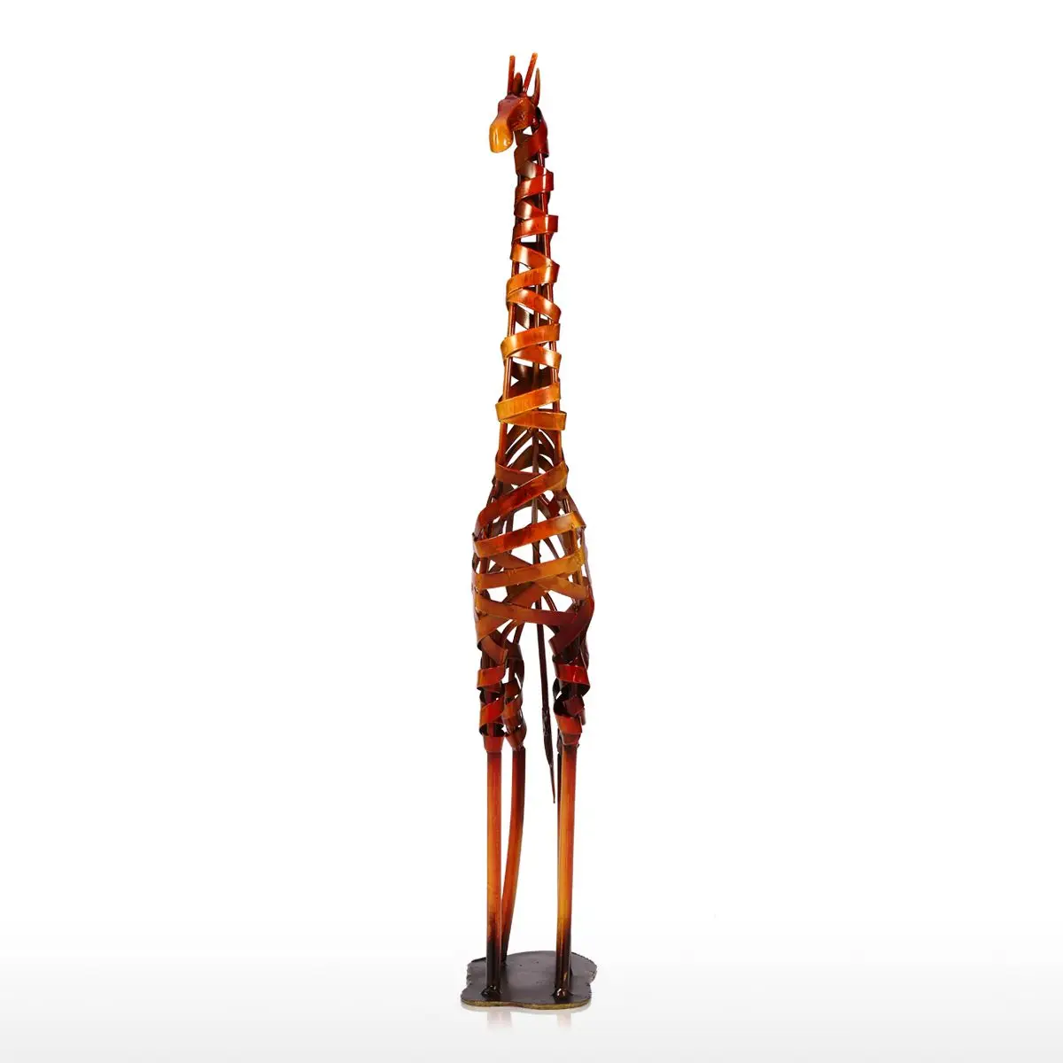 Металлическая скульптура tooarts железная плетеная Жираф предметы домашнего интерьера изделия ручной работы