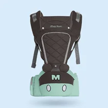 Дисней лук дышащий Передняя облицовка Хипсит для переноски детей младенческий Удобный слинг рюкзак сумка намотка переноска от 0 до 36 месяцев