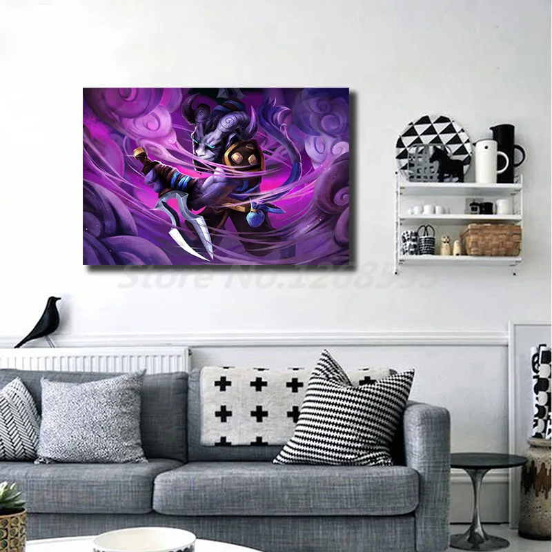 Riki Dota 2 HD Wallpapers Wall Art Canvas Poster And Print Canvas Painting Decorative Picture For O