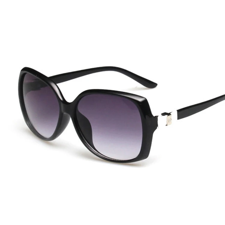 Высококачественные модные квадратные солнцезащитные очки для женщин, брендовые дизайнерские винтажные авиационные женские солнцезащитные женские очки оculos - Цвет линз: Black